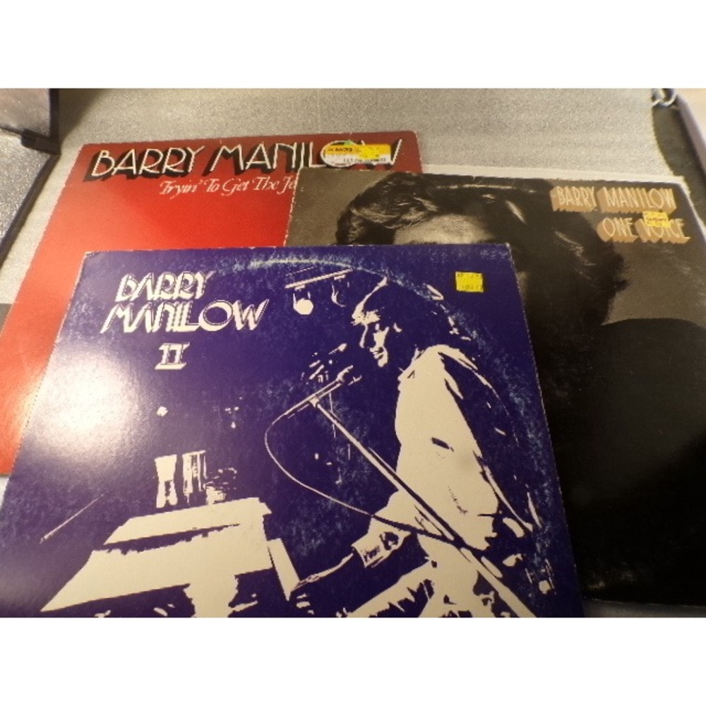 Barry Manilow Vinyl Record‎ Lot Tryin To Get The Feeling One Voice II 3 LP Set
